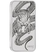 Australië. 1 Dollar 2025 Dragon Rectangular 1 oz Silver Coin
