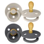 Bibs Sand/Iron 0-6 mnd 2 Stuks Symmetrische Fopspeen 2121419, Kinderen en Baby's, Babyvoeding en Toebehoren, Verzenden, Nieuw