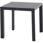 Siena Garden Silva Eettafel 80x80cm mat antraciet / HPL -, Tuin en Terras, Ophalen of Verzenden, Nieuw