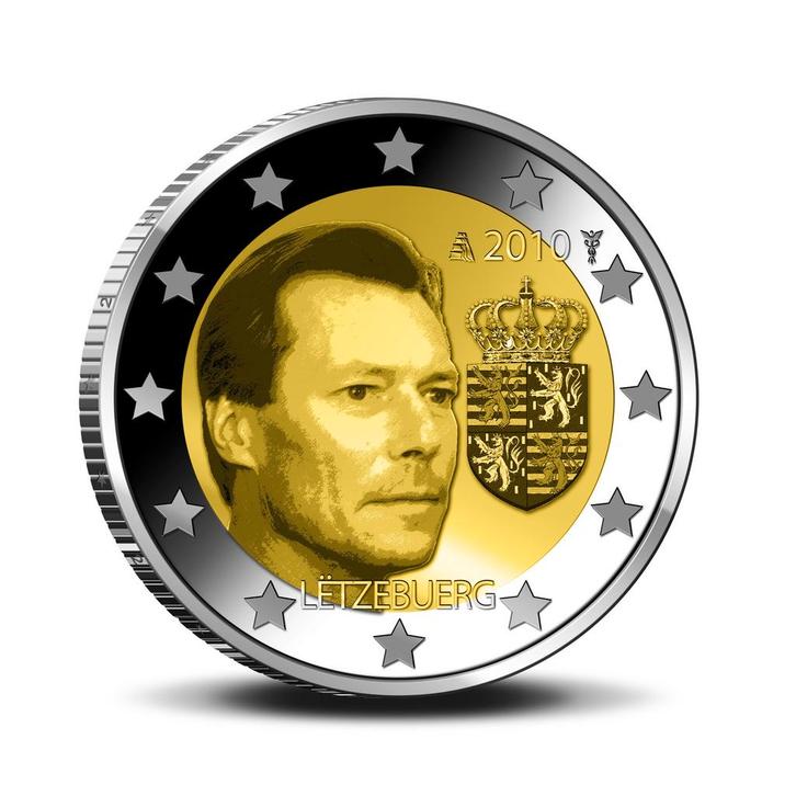 Luxemburg 2 Euro Wapen van Henri 2010 UNC, Postzegels en Munten, Munten | Europa | Euromunten, Verzenden