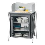 Campingkast opvouwbaar 109,5x70x52 cm donkergrijs, Caravans en Kamperen, Kampeeraccessoires, Verzenden, Nieuw