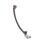 Badoverloopset MAY Incl. Sifon Geborsteld Mat Koper PVD, Doe-het-zelf en Verbouw, Sanitair, Ophalen of Verzenden, Nieuw, Chroom