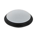 LED Badkamerlamp Waterdicht - E27 - Zwart - Ø275mm, Huis en Inrichting, Lampen | Plafondlampen, Ophalen of Verzenden, Nieuw, Kunststof