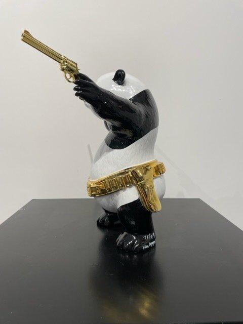 Van Apple - Street Panda - Guns Up, Antiek en Kunst, Kunst | Schilderijen | Modern