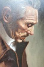 Italiaanse school (XX) - Ritratto di Eduardo De Filippo, Antiek en Kunst, Kunst | Schilderijen | Klassiek