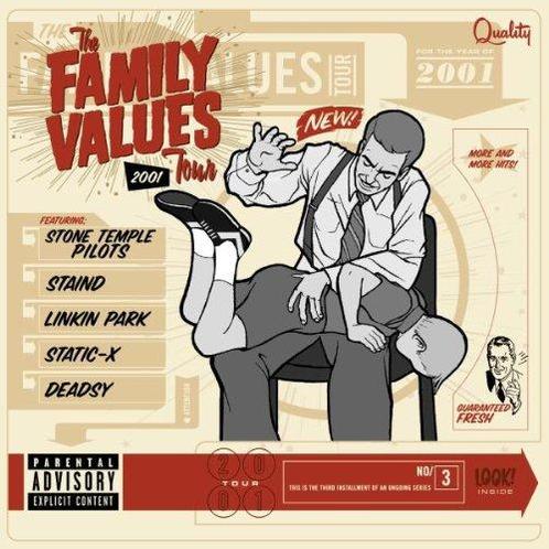 cd - Various Artists - The Family Values Tour 2001, Cd's en Dvd's, Cd's | Overige Cd's, Zo goed als nieuw, Verzenden