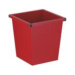 Vierkant tapse papierbak - rood, Huis en Inrichting, Woonaccessoires | Prullenbakken, Verzenden, Nieuw