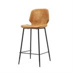 Bar chair Seashell high - cognac, Nieuw, Eén, Overige kleuren