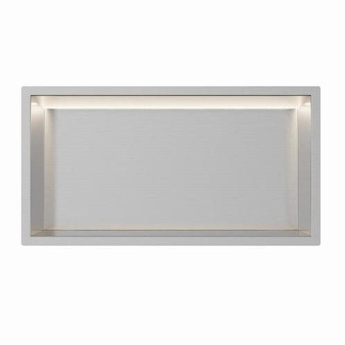RVS Inbouwnis 30x60x10cm met RGB verlichting, Doe-het-zelf en Verbouw, Sanitair, Verzenden