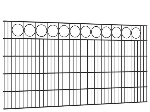 Sierhekwerk Sol | 2 Meter Breed | Zwart, Tuin en Terras, Schuttingen, Minder dan 3 meter, Nieuw, IJzer, 1 tot 2 meter, Verzenden