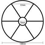 Rubberen ring 6-wegkraan Hayward Ø138mm (Type 2), Tuin en Terras, Zwembad-toebehoren, Nieuw, Verzenden