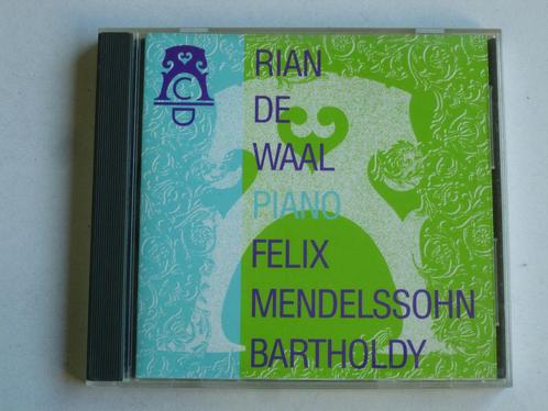 Rian de Waal / Piano - Mendelssohn, Cd's en Dvd's, Cd's | Klassiek, Verzenden