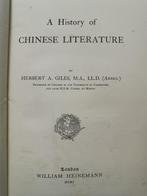Herbert A. Giles - A History of Chinese Literature - 1901, Antiek en Kunst