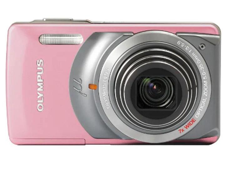 Olympus mju-7010 Digitale Compact Camera - Roze (In doos), Audio, Tv en Foto, Fotocamera's Digitaal, Zo goed als nieuw, Verzenden