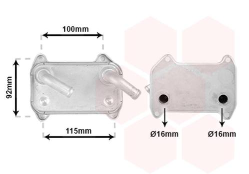 OLIEKOELER VOOR VOLVO S40/V40 1995-2000 9496495, Auto diversen, Auto-accessoires, Nieuw, Ophalen of Verzenden