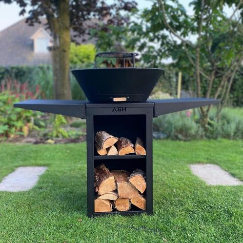 ASH - Grill - Plancha BBQ, Tuin en Terras, Buitenkeukens, Vrijstaand, Nieuw, Houtskool, Ophalen of Verzenden