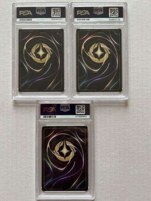 Disney - 3 Graded card - Lorcana - PSA 9, Verzamelen, Overige Verzamelen