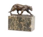 BRONZEN BEELD VAN EEN WANDELENDE PANTER (Interieur), Verzenden