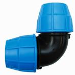 Supreme pe knie 90°, Kiwa, 2x klem-110 mm, Doe-het-zelf en Verbouw, Verzenden, Nieuw