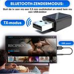 2-in-1 Bluetooth 5.0 Zender &amp; Ontvanger – Tweedekansje, Ophalen of Verzenden, Zo goed als nieuw