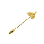 Gouden reversspeld, dasspeld van de Elfstedentocht, Ophalen of Verzenden, Gebruikt, Overige kleuren, Goud