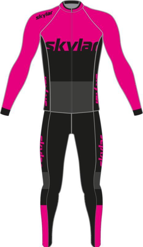 Marathon schaatspak thermo Zwart/Roze, Sport en Fitness, Schaatsen, Nieuw, Verzenden