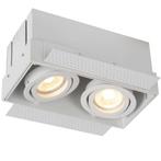 Lucide Trimless - Cardan inbouwspot 2x GU10 wit, Verzenden, Nieuw, Trendy verlichting