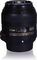 Nikon AF-S DX NIKKOR 40 mm F2.8 G 52 mm filter (geschikt, Verzenden, Zo goed als nieuw, Macrolens