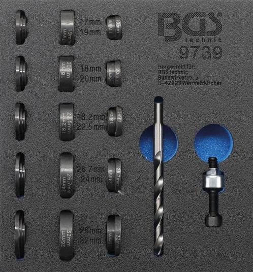 Bgs Technic Gatstansset voor inparkeersensoren diameter 1..., Auto diversen, Autogereedschap, Verzenden