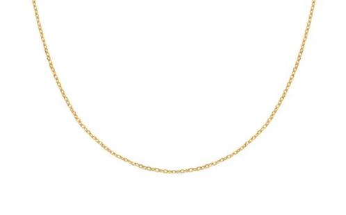 Ketting 14K goud 45cm, 0,80mm Anker schakeltjes, Sieraden, Tassen en Uiterlijk, Kettingen, Verzenden