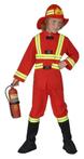 Brandweerpak kind man vrouw | Brandweer pak kostuum jurkje