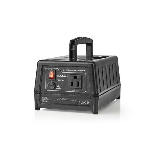 230V naar 110V Spanningsomvormer - 300W - Zwart, Hobby en Vrije tijd, Elektronica-componenten, Nieuw, Ophalen of Verzenden