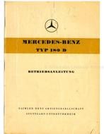 1956 MERCEDES BENZ TYP 180 D INSTRUCTIEBOEKJE DUITS, Auto diversen, Handleidingen en Instructieboekjes