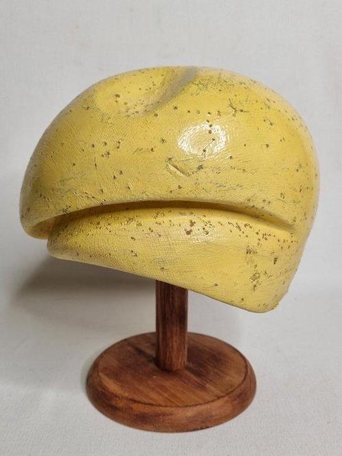 Hoedenstandaard - Vintage hoedenvorm van samengesteld, Antiek en Kunst, Curiosa en Brocante