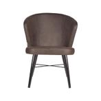 LABEL51 - Fauteuil Wave - Antraciet Microvezel - Zwart