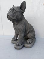 Beeld, groot beeld met pub Franse buldog - 29 cm - cast