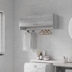 vidaXL Kledingkast 100x32,5x35 cm bewerkt hout grijs sonoma, Huis en Inrichting, Kasten | Kledingkasten, Verzenden, Nieuw