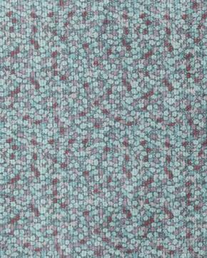 Corduroy Bloemetjes Blauw, Hobby en Vrije tijd, Stoffen en Lappen, Blauw, Nieuw