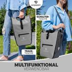 2dekans | RADGEIST fietstas voor bagagedrager I fietstas, Ophalen of Verzenden, Zo goed als nieuw, Grijs