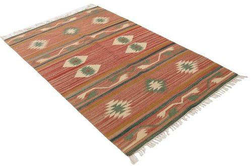 Moderne Indo Kelim van wol - Vloerkleed - 200 cm - 150 cm -, Antiek en Kunst, Kunst | Designobjecten