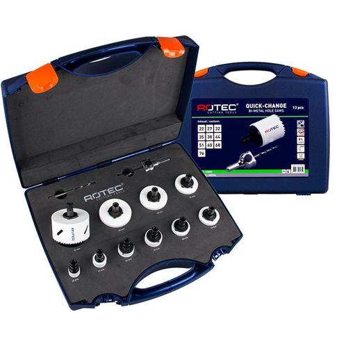 Rotec Gatzagenset Quick-change 527 - Elektricien 6-KNT 11,, Doe-het-zelf en Verbouw, Gereedschap | Boormachines, Nieuw, Verzenden