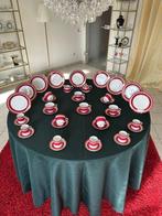 Spode - Royal-Rot mit GOLD-Dekoration - Koffie- en, Antiek en Kunst