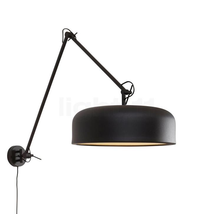 Its about RoMi Marseille Wandlamp met scharnierarm, zwart, Huis en Inrichting, Lampen | Wandlampen, Nieuw, Verzenden