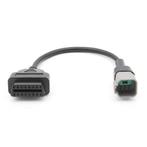 Polaris 6-pins OBD – 16-pins OBD2 Verloopkabel | Quad, Verzenden, Nieuw