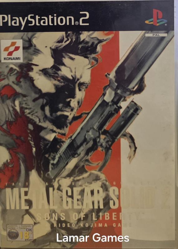 Metal Gear Solid 2 Sons of Liberty (PS2 Used Game), Spelcomputers en Games, Games | Sony PlayStation 2, Zo goed als nieuw, Ophalen of Verzenden
