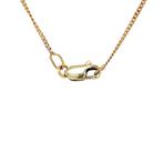 Gouden vintage collier met robijn en diamant 18 krt, Sieraden, Tassen en Uiterlijk, Kettingen, Ophalen of Verzenden, Nieuw