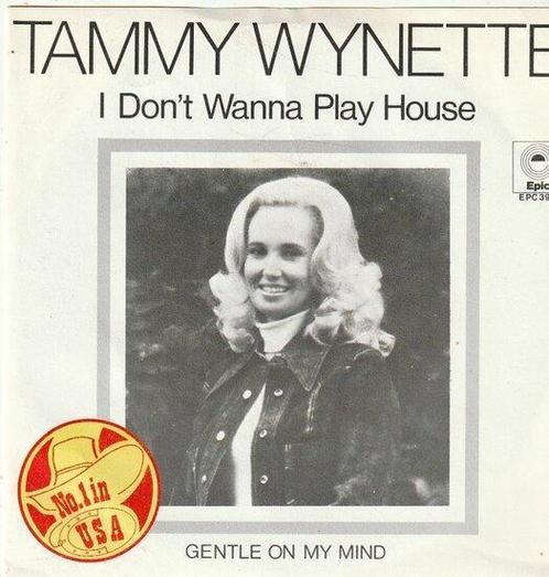 Tammy Wynette - I dont wanna play house + Gentle on my. ..., Cd's en Dvd's, Vinyl Singles, Verzenden