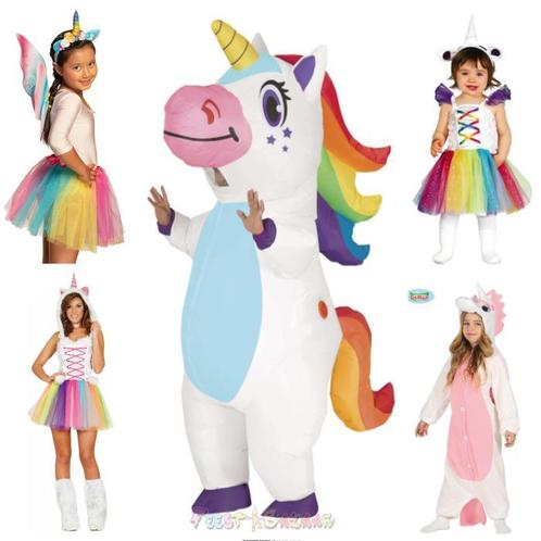 Unicorn Pak Kind en Volwassenen - Nr.1 in Eenhoorn kostuums, Kinderen en Baby's, Carnavalskleding en Verkleedspullen, Nieuw, Ophalen of Verzenden