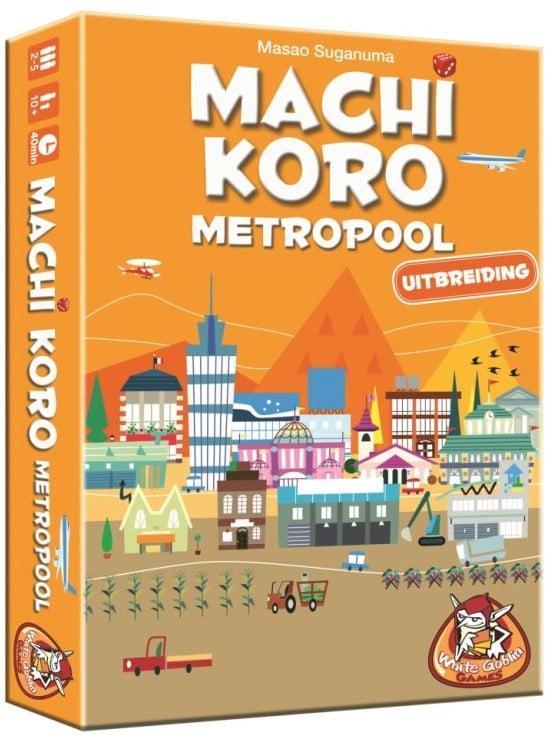Machi Koro - Metropool Uitbreiding | White Goblin Games -, Hobby en Vrije tijd, Gezelschapsspellen | Bordspellen, Nieuw, Verzenden