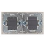 Wisselschakelaar - Aigi Cika - Inbouw - 2-voudig Enkel, Doe-het-zelf en Verbouw, Elektra en Kabels, Ophalen of Verzenden, Nieuw